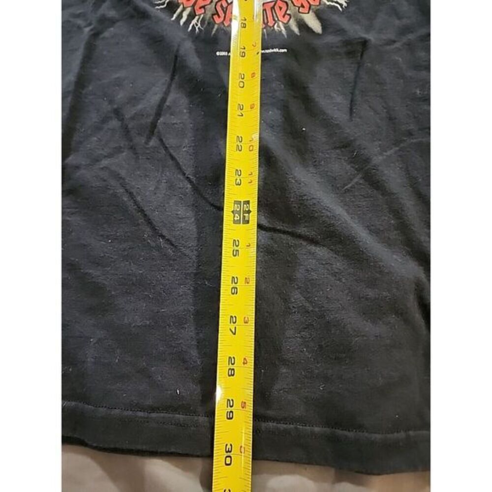 AC/DC Mens Graphic‎ T-Shirt Black Fruit Of The Loom Heavy XL We Salute You 2005 - Picture 5 of 7